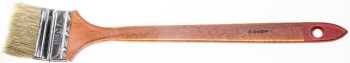 Кисть радиаторная угловая ЗУБР УНИВЕРСАЛ-МАСТЕР, светлая натуральная щетина, деревянная ручка, 38мм , 01041-038