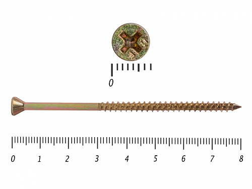 Саморезы для деревянных полов с алмазным наконечником 4.0х80 мм (100 шт)