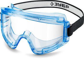 Прозрачные, химическистойкие, герметичные защитные очки ЗУБР 110232
