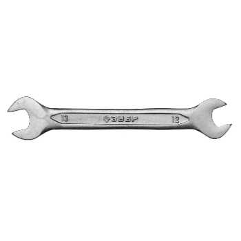 Ключ рожковый 12х13 мм хромированный ЗУБР, 27010-12-13