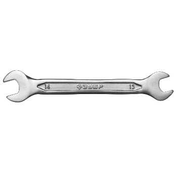Ключ рожковый 13х14 мм хромированный ЗУБР, 27010-13-14