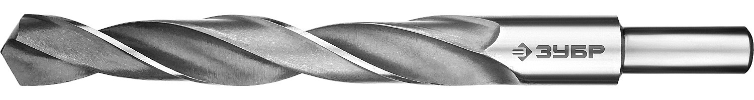 Сверло по металлу, проточенный хвотосвик, сталь Р6М5, класс В, ЗУБР ПРОФ-В 16.0х178мм, 29621-16