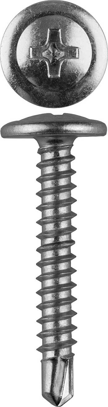 Саморезы ПШМ-С со сверлом для листового металла, 25 х 4.2 мм, 800 шт, ЗУБР, 4-300212-42-025