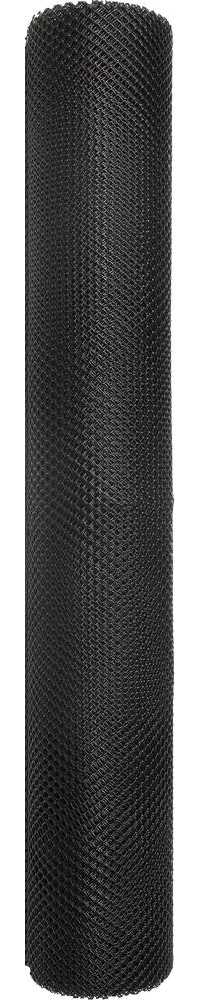 Сетка газонная против кротов, цвет черный, 1х10 м, ячейка 9х9 мм, Grinda, 422285