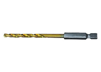 Сверло по металлу, 2.5 мм, HSS, нитридтитановое покрытие, шестигранный хвостовик Matrix 717252