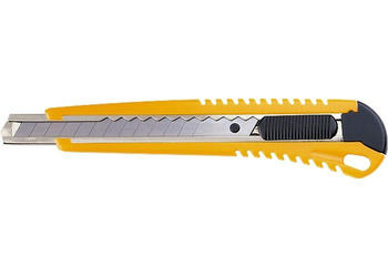 Нож, 9 мм, выдвижное лезвие, металлическая направляющая Sparta 78971