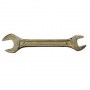 Ключ рожковый 10х12 мм желтый цинк DEXX, 27018-10-12