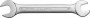 Гаечный ключ рожковый 19х22 мм, Cr-V сталь, хромированный, KRAFTOOL 27033-19-22_z01