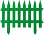 Забор декоративный, 28x300см, зеленый, GRINDA КЛАССИКА,422201-G