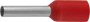 Наконечник штыревой, изолированный, для многожильного кабеля, красный, 1,0 мм2, 25шт, СВЕТОЗАР,49400-10