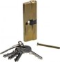 Механизм цилиндровый, тип ключ-ключ, цвет латунь, 5-PIN, 90мм, ЗУБР МАСТЕР,52101-90-1