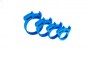 Хомут силовой пластиковый Ø18-15 (ППр) синий (4 шт) Clip-Track СТРАЙК