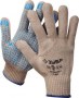 ЗУБР ЕНИСЕЙ, размер S-M, перчатки утепленные акриловые с ПВХ покрытием (точка)., 11463-S