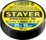 Изолента ПВХ 10м х 15 мм, черная, Protect-10 Professional STAYER 12291-D_z01