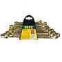Ключи комбинированные набор из 9 шт 8-17 мм гаечные желтый цинк DEXX, 27017-H8