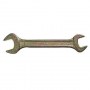 Ключ рожковый 17х19 мм желтый цинк DEXX, 27018-17-19