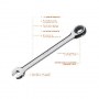 Комбинированный гаечный ключ трещоточный 10 мм, ЗУБР, 27074-10_z01