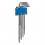 Ключи имбусовые длинные набор 9 шт TORX T10-T50 ЗУБР, 27467-H9