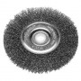 Щетка крацовка дисковая для точильно шлифовального станка 125х12,7 мм стальная ЗУБР, 35185-125_z02