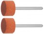 Круг абразивный шлифовальный на шпильке, P 120, d 15,0x10,0х3,2мм, L 45мм, 2шт, ЗУБР,35910