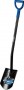 Лопата штыковая, стальной черенок, с рукояткой, АРТЕЛЬ ЗУБР Профессионал, 39555