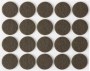 Накладки на мебельные ножки, самоклеящиеся, фетровые, коричневые, круглые - диаметр 22 мм, 20 шт, STAYER COMFORT, 40910-22