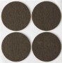 Накладки на мебельные ножки, самоклеящиеся, фетровые, коричневые, круглые - диаметр 50 мм, 4 шт, STAYER COMFORT, 40910-50
