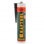 Герметик силикатный огнеупорный KRAFTOOL KRAFTFLEX FR150 +1500 C, жаростойкий, черный, 300 мл, 41260-4