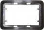 Панель СВЕТОЗАР ГАММА накладная для двойных розеток, цвет темно-серый металлик, 1 гнездо, SV-54145-2-DM, SV-54145-2-DM