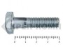 Болты DIN 931, с неполной резьбой, цинк, 10х 40 мм пр.8.8 (69 шт/2.5)