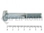 Болты DIN 931, с неполной резьбой, цинк, 10х 60 мм пр.8.8 (25 кг/519)