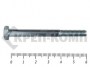 Болты DIN 931, с неполной резьбой, цинк, 6х 60 мм пр.8.8 (25 кг/1598)