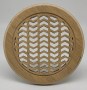 Решетка декоративная деревянная круглая на магнитах Пересвет К-34 d100мм