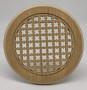 Решетка декоративная деревянная круглая на магнитах Пересвет К-37 d100мм