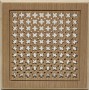 Решетка декоративная деревянная на магнитах Пересвет К-01 150х150мм