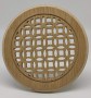 Решетка декоративная деревянная круглая на магнитах Пересвет К-35 d100мм