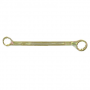 Ключ накидной, 24 х 27 мм, желтый цинк Сибртех 14634