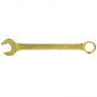Ключ комбинированный, 32 мм, желтый цинк Сибртех 14989