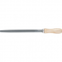 Напильник трехгранный, 250 мм, деревянная ручка Сибртех 16029