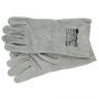 Перчатки спилковые с манжетой для садовых и строительных работ, размер XL, Сибртех 679042