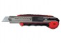 Нож, 18 мм, выдвижное лезвие, металлическая направляющая, обрезиненная ручка, 5 лезвий Matrix 78921