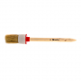 Кисть круглая № 8 (35 мм), натуральная щетина, деревянная ручка MTX 82078