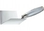 Мастерок из нержавеющей стали, 80 х 60 х 60 мм, для внутренних углов, деревянная ручка Matrix 86308