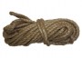 Веревка джутовая, L 10 м, крученая, D 8 мм Россия Сибртех 94013