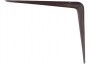 Кронштейн угловой с ребром, 150 х 200 мм, коричневый Сибртех 94024